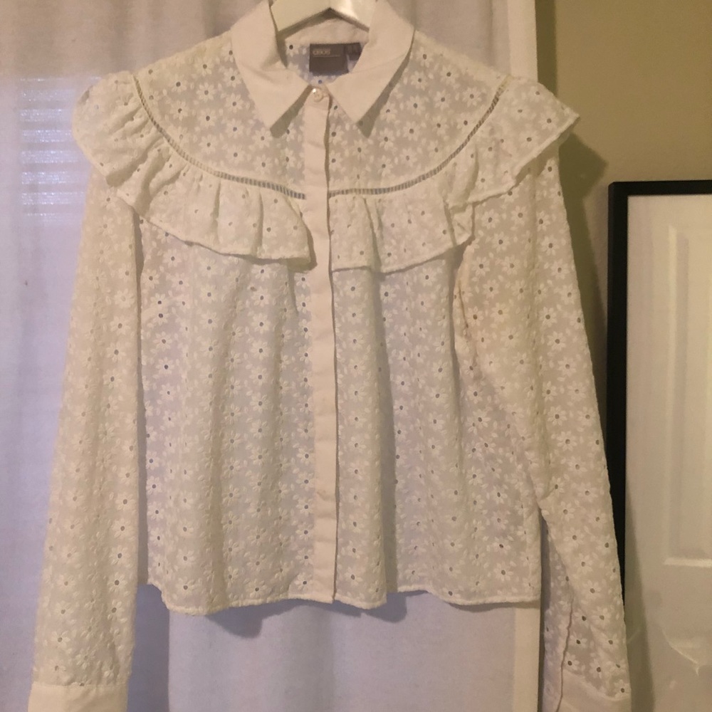ASOS RuffleTop Blouse